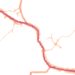 Daytime road noise heatmap for ST7 8BQ