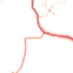 Daytime road noise heatmap for ST7 8BW