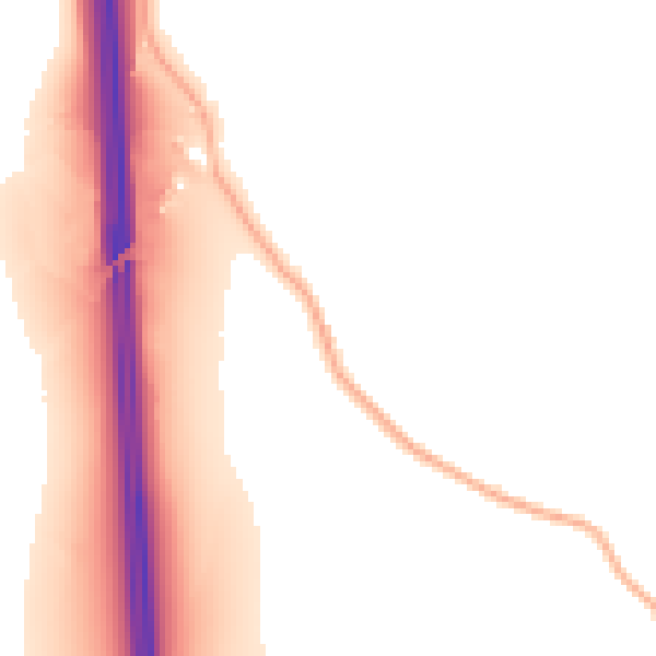 Night-time road noise heatmap for ST7 8DR