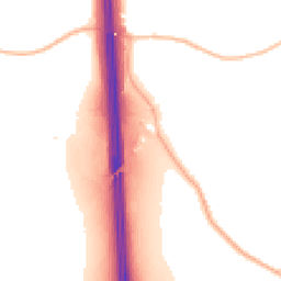 Night-time road noise heatmap for ST7 8DS