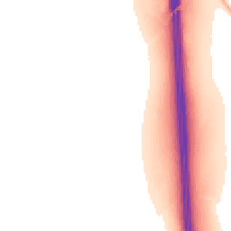 Night-time road noise heatmap for ST7 8DT