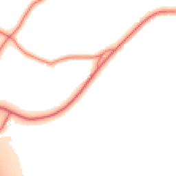 Daytime road noise heatmap for ST7 8DW