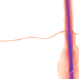 Night-time road noise heatmap for ST7 8DY