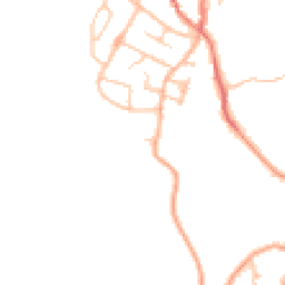 Daytime road noise heatmap for ST7 8EA