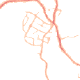 Daytime road noise heatmap for ST7 8EX