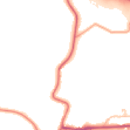 Daytime road noise heatmap for ST7 8JQ