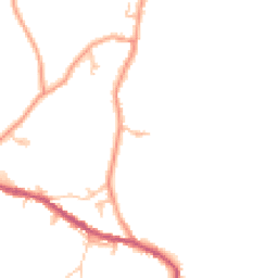 Daytime road noise heatmap for ST7 8LW