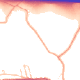 Daytime road noise heatmap for ST7 8NF