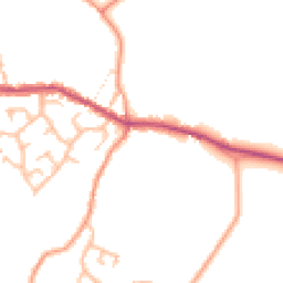 Daytime road noise heatmap for ST7 8NS