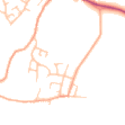 Daytime road noise heatmap for ST7 8NY