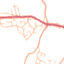 Daytime road noise heatmap for ST7 8PL