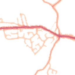 Daytime road noise heatmap for ST7 8PR