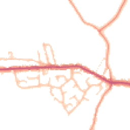 Daytime road noise heatmap for ST7 8PY