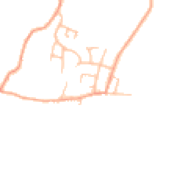 Daytime road noise heatmap for ST7 8QT