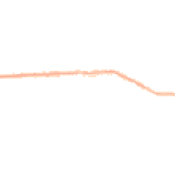 Night-time road noise heatmap for ST7 8QW