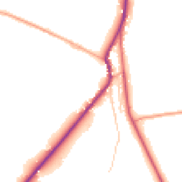 Daytime road noise heatmap for ST9 0AQ