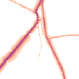 Daytime road noise heatmap for ST9 0AT