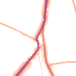 Daytime road noise heatmap for ST9 0BG