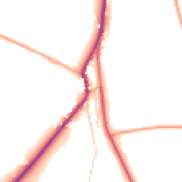 Daytime road noise heatmap for ST9 0BL