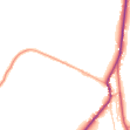 Daytime road noise heatmap for ST9 0BN