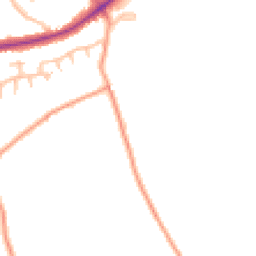 Daytime road noise heatmap for ST9 0DA