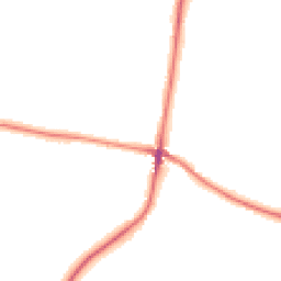 Night-time road noise heatmap for ST9 0DH