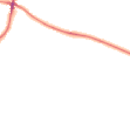 Night-time road noise heatmap for ST9 0DL