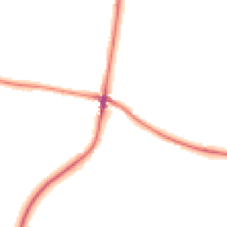 Night-time road noise heatmap for ST9 0FA