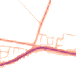 Daytime road noise heatmap for ST9 0JB