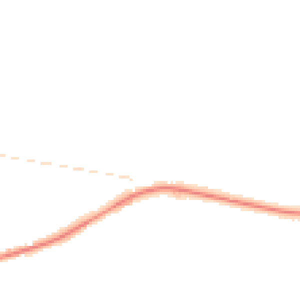 Night-time road noise heatmap for ST9 0JB