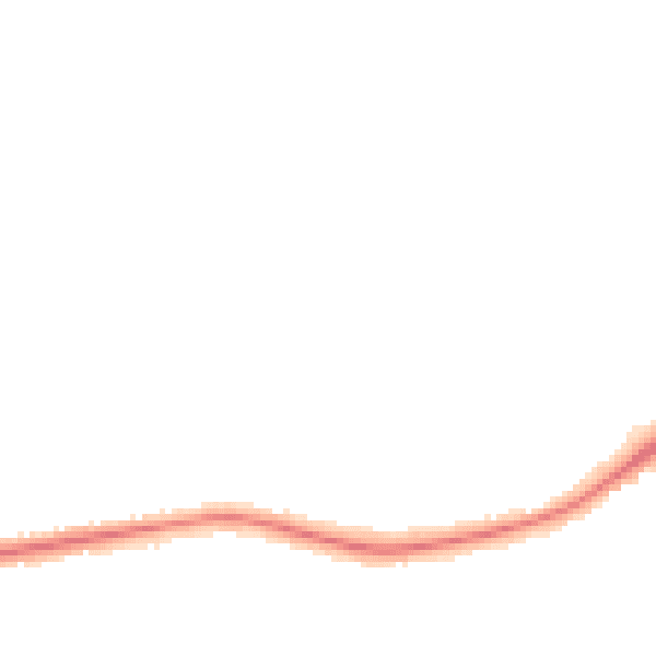 Night-time road noise heatmap for ST9 0JZ