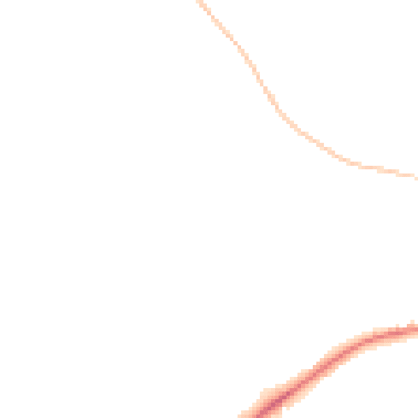 Night-time road noise heatmap for ST9 0LU