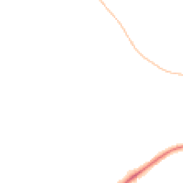 Night-time road noise heatmap for ST9 0LX