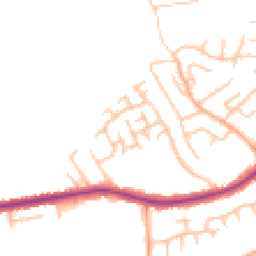 Daytime road noise heatmap for ST9 0NH