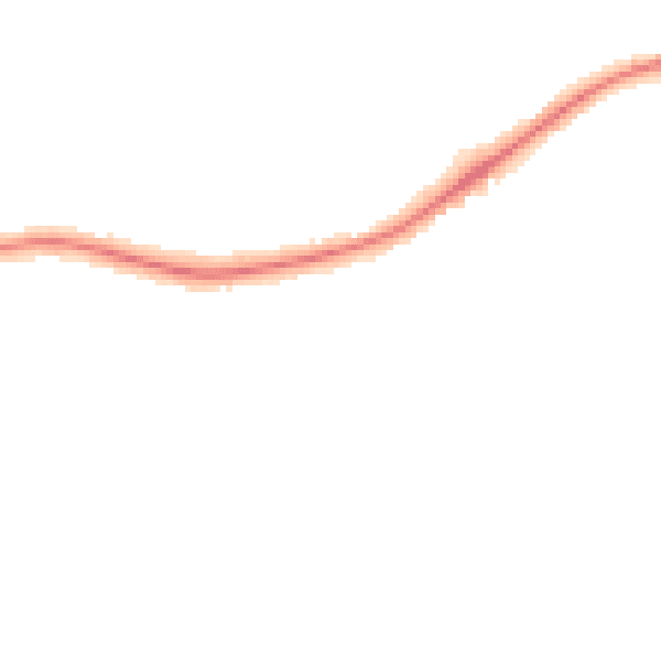 Night-time road noise heatmap for ST9 0PA