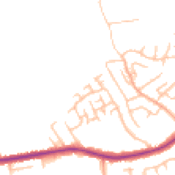 Daytime road noise heatmap for ST9 0PW