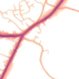 Daytime road noise heatmap for ST9 9EP
