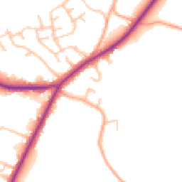 Daytime road noise heatmap for ST9 9ET