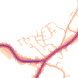 Daytime road noise heatmap for ST9 9HN