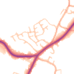 Daytime road noise heatmap for ST9 9HT
