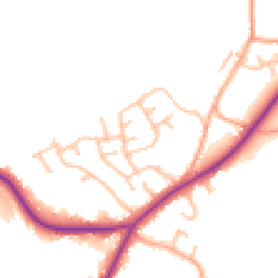 Daytime road noise heatmap for ST9 9HU