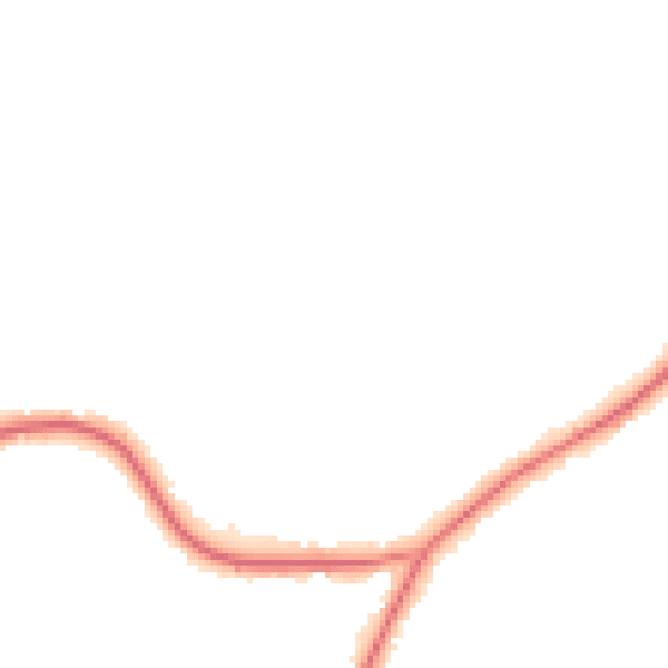 Night-time road noise heatmap for ST9 9HW