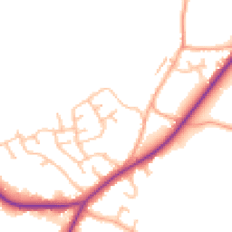 Daytime road noise heatmap for ST9 9HY