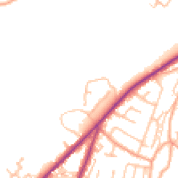 Daytime road noise heatmap for ST9 9LG