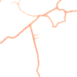 Daytime road noise heatmap for ST9 9LW