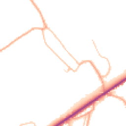 Daytime road noise heatmap for ST9 9NS