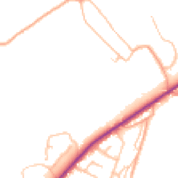 Daytime road noise heatmap for ST9 9NU