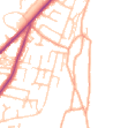 Daytime road noise heatmap for ST9 9PH
