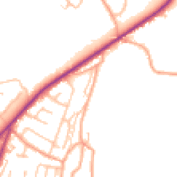 Daytime road noise heatmap for ST9 9PP