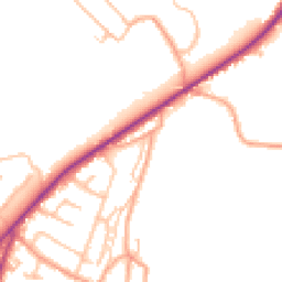 Daytime road noise heatmap for ST9 9PR